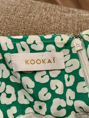 NWOT Kookai Green and White Cheetah Printed Maxi Dress - Size 4 thumbnail 7