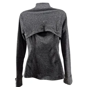 Lululemon Define Loun Jacket Vented Back Full Zip Heathered Black Womens 8 thumbnail 8