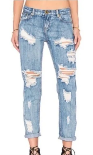 NWT One Teaspoon cobain awesome‎ baggies jeans thumbnail 1