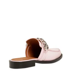 Givenchy 20mm women’s pink lizard embossed chain loafers mules size IT 37 US 7 thumbnail 3
