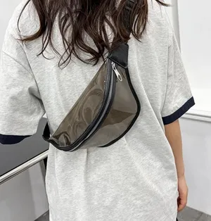 Clear Black Fanny Pack thumbnail 1