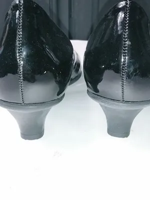 Nurture 8.5 Black Patent Leather Comfort Shoes Funeral thumbnail 5