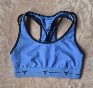 Under Armour Blue Sports Bra thumbnail 1
