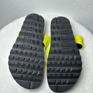 Sorel Green Sandal Woman's Slip On Platform Adjustable Stretchy Straps SZ 8 thumbnail 8