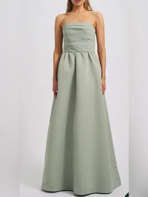 Amsale Arabella Dress in Ice Blue thumbnail 6