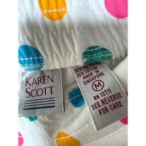 90s Karen Scott polka dot shorts- tagged M but measure bigger thumbnail 2