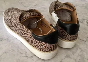 Cheetah Print Sneakers, Size 10 Brown thumbnail 4