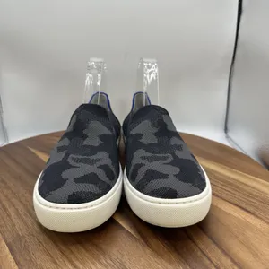 Rothy's The Original Slip On Sneakers Low‎ Top Black Gray Camo Women's 9.5 thumbnail 4