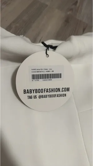 Babyboo Asha Mini Dress Ivory thumbnail 4