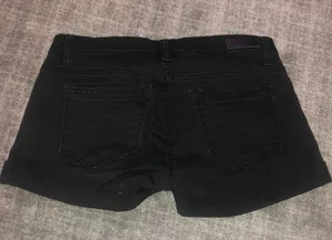 Blank NYC Black Denim Shorts thumbnail 3