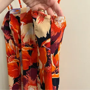 Lulu’s Boldest Blooms Strappy Floral Midi Dress Small thumbnail 9