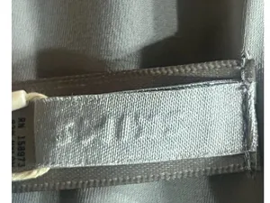 NEW SKIMS Size 2X Chrome Gray Cropped long Slevr thumbnail 2
