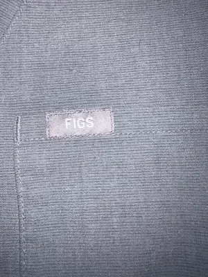 FIGS Scrub Top Grey thumbnail 2