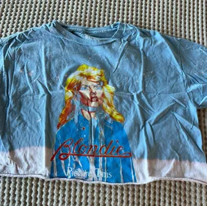 Blondie Picture This cropped cotton tee with graphic of a blonde woman, size M #punk #band thumbnail 1