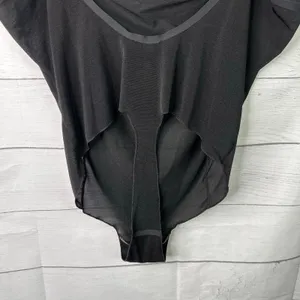 Skims Seamless Sculpt Thong Bodysuit Womens 2X 18-20 Black Shaping Body Shaper thumbnail 6