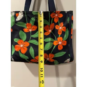 Kate Spade The Little Better Sam‎ Daisy Vines Medium Tote Rich Navy Multicolor J thumbnail 12