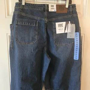 NWT Frye Barrel Jeans Womens 10 Medium Wash High Rise Wide Leg Carpenter thumbnail 4