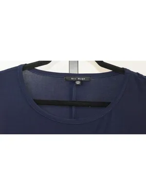 Blu Sage Colorblock Sleeveless Shift Dress Navy Mint Plus Size 16W Professional thumbnail 3
