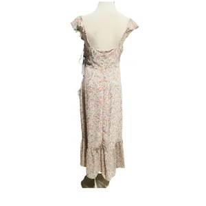 ASTR THE LABEL Mahalia Dress in Lilac & Orange Floral Size Medium NWT thumbnail 9