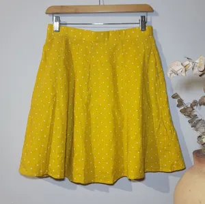Tulip B Polka Dot Mini Skater Skirt Cotton Sz L Whimsigoth Grandmacore Minimal thumbnail 1