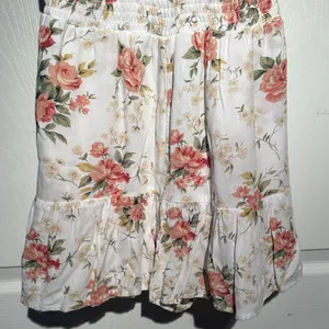 American Eagle Outfitters Floral V-Neck Jumpsuit Romper thumbnail 2
