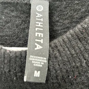 Athleta Black Wool Blend Sweater size M thumbnail 3