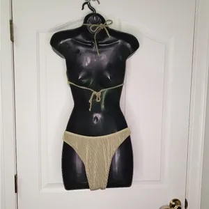 NWOT 3 Piece Bikini Swimsuit Size L thumbnail 3