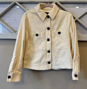 Zara Corduroy‎ Button Down Jacket XS thumbnail 1