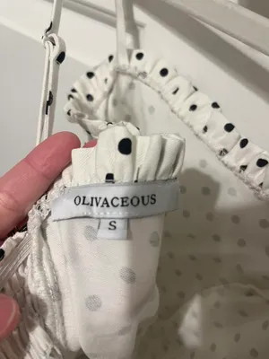 White Polka Dot Dress thumbnail 2