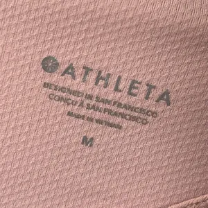 ATHLETA Pink Camo Warrior Longline Sports Bra Size Medium thumbnail 8