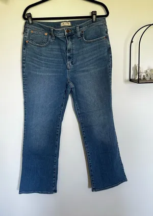 Madewell Cali Demi-Boot Jeans in Dorrance Wash:‎ TENCEL™ Denim Edition Size 31 thumbnail 1