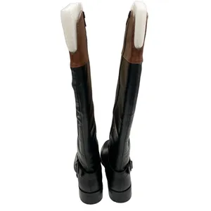 Solanz Womens Gretchen Black Side Zip Tall Boots Size 9M SKU1556 thumbnail 5