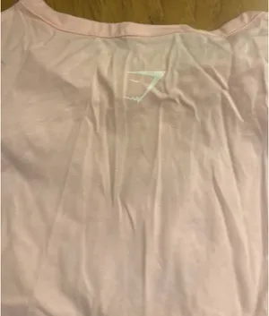 New Gymshark ITS GIVING GYM BABY T-SHIRT Pink Women’s Size Large thumbnail 5