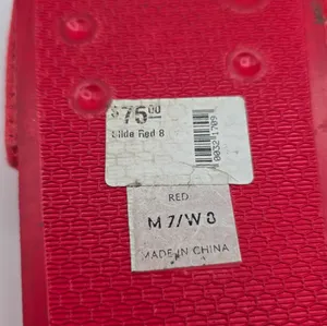 Bamabones Pilo Slide Sandals Red Size 7 / 8 Washable Comfort Streetwear NEW NWT thumbnail 11