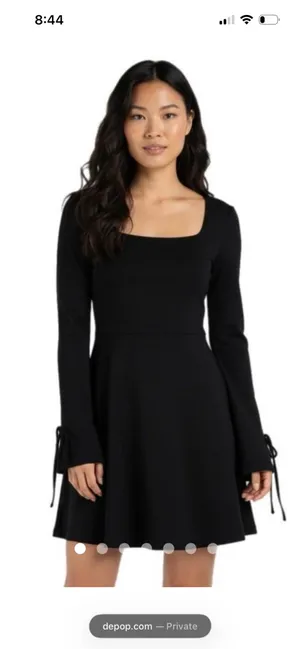 Francesca's Dress Black thumbnail 2