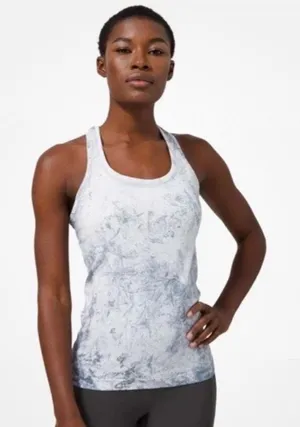Lululemon Swiftly Tech Racerback Multi Dye Multi Dye White Grey Black Size 6 thumbnail 1