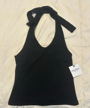 Black Halter Top thumbnail 1