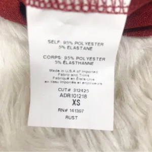 ASTR Brick Red Cutout Long Sleeve Midi Dress Size‎ XS Cockail Party Fall Winter thumbnail 9