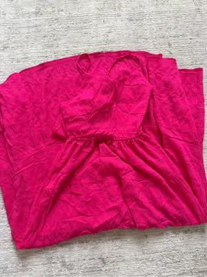 Shein Hot Pink Maxi Dress with Tie (Size XS) thumbnail 3