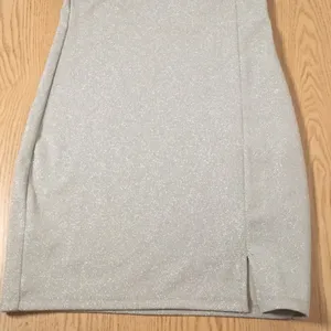 B73 New Womens H&M Sparkly Silver Strappy Dress Size Small thumbnail 3