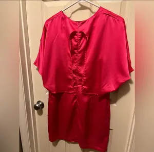 TCEC Dress. Caroline pink Satin Dress by TCEC. NWT thumbnail 3
