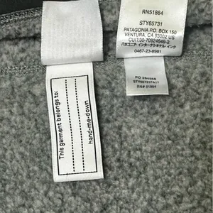 Patagonia Women’s Heather Gray Fleece Vest Size L thumbnail 12