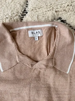 Blaq men’s knit polo thumbnail 2