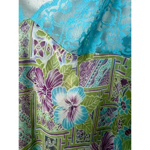 Victoria's Secret Vintage 2000 Y2K Lace Floral Babydoll Slip Dress Medium NEW thumbnail 6
