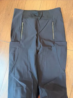 Athleta Headlands Hybrid Cargo II Pants Black Women’s Size 10 - C11-699 thumbnail 3