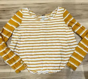 Free People We The Free Striped Top Women’s XS thumbnail 1