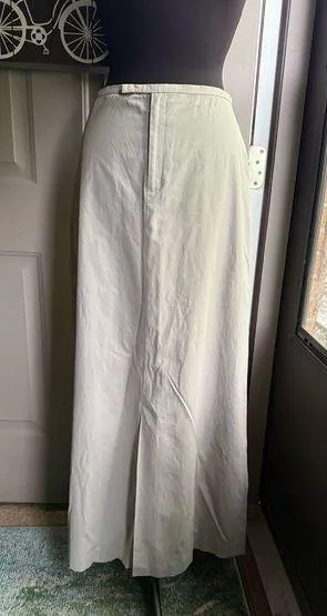 Vintage 2000 Y2K Banana Republic maxi minimalist skirt, size 8 thumbnail 1