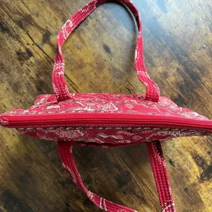Vera Bradley Mesa Red medium shoulder tote bag thumbnail 8