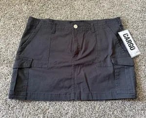 Refuge Cargo Skirt Grey Mini thumbnail 1