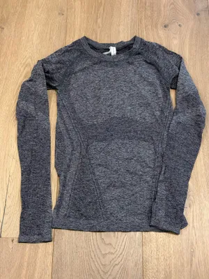 Athleta Grey Blue Long Sleeve thumbnail 1